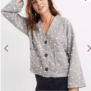 MADEWELL Texture & thread bobble sweater Size XXS runs big